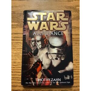 Star Wars Allegiance Novel by Timothy Zahn Paperback First Edition 2007
